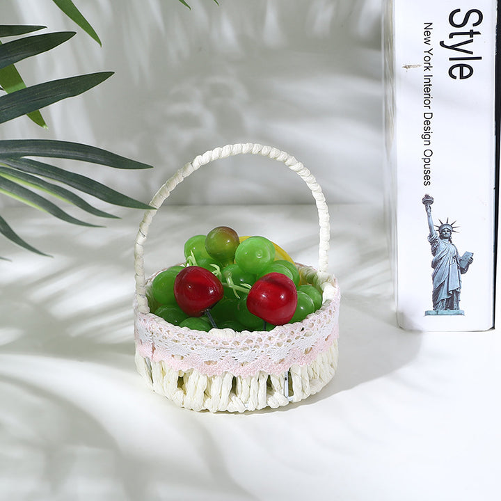 Decorative Woven Mini Basket Bowlift