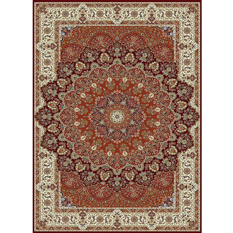 BowLift | Multicolored Retro Carpet Polypropylene Flower Pattern Carpet pet-friendly machine washable Indoor Carpet for Living Room