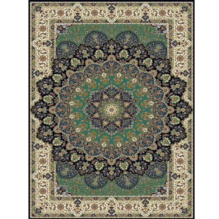 BowLift | Multicolored Retro Carpet Polypropylene Flower Pattern Carpet pet-friendly machine washable Indoor Carpet for Living Room