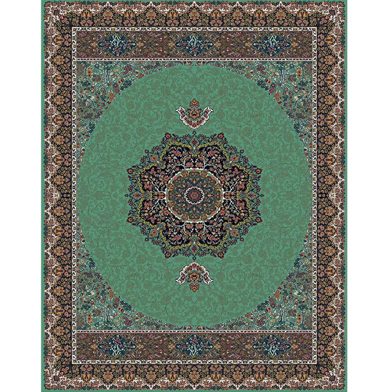 BowLift | Multicolored Retro Carpet Polypropylene Flower Pattern Carpet pet-friendly machine washable Indoor Carpet for Living Room