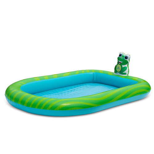 Unisex Inflatable Kiddie Pool with Elephant Design Bowlift