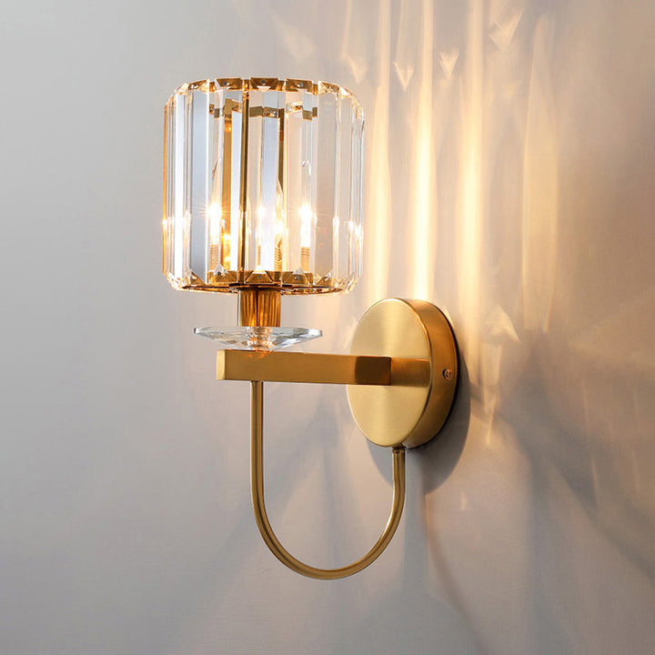 BowLift | CrystalLux Elegant Wall Lamp - Luxury Cylindrical Design for Modern Interiors
