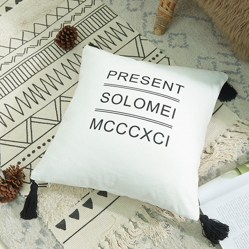 Bohemian Geometric Decorative Pillow