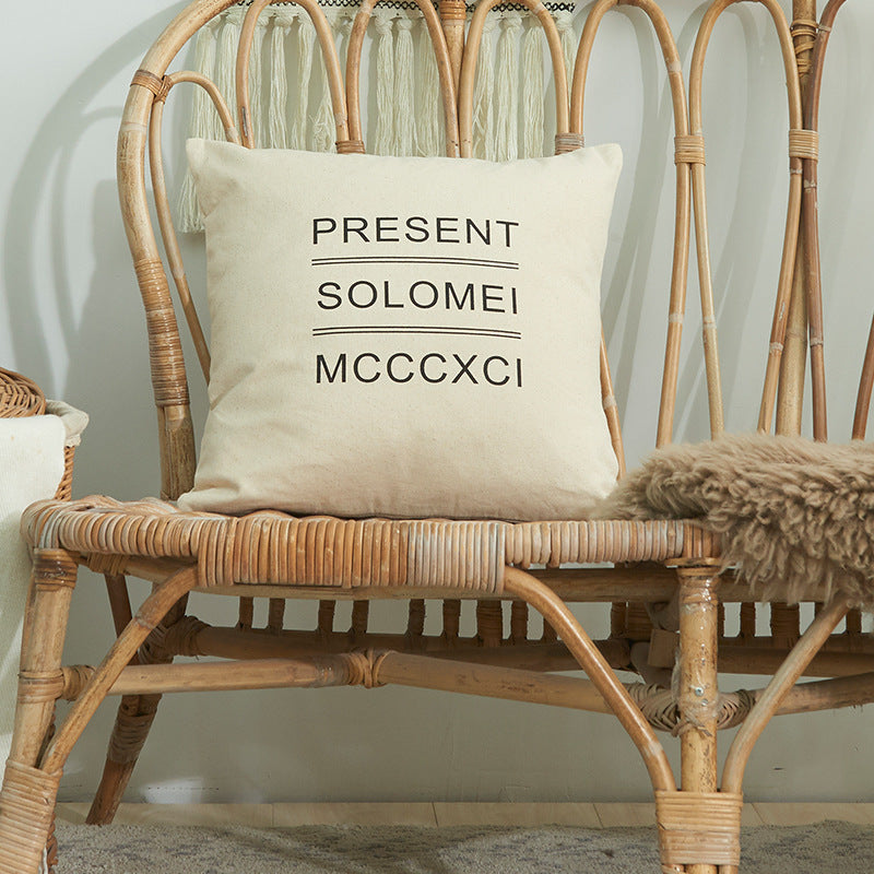 Textured Geometric Pillow