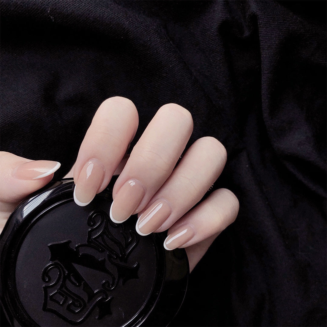 elegant Nail Art with precise French Tip Bowlift