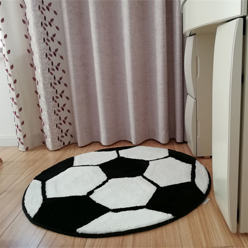 BowLift | Casual Kids Bedroom Rug Multicolored 3D Print Indoor Rug Polyester Non-Slip Back Pet-Friendly Area Rug