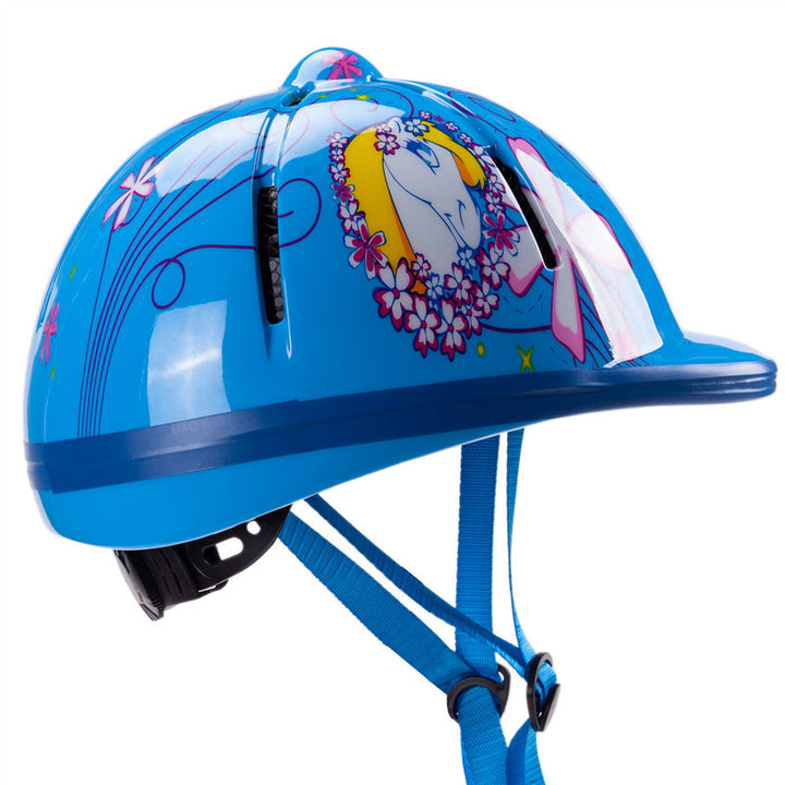 Children's Fun Unicorn Design Safety Helmet Bowlift