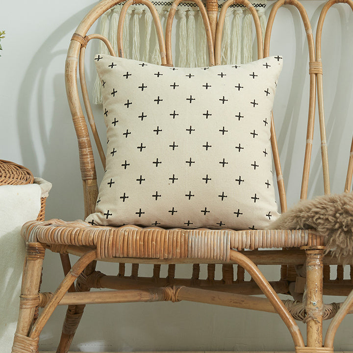 Textured Geometric Pillow