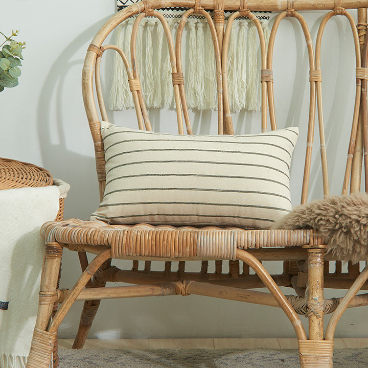 Textured Geometric Pillow
