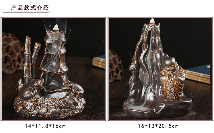 Serene Waterfall Incense Burner