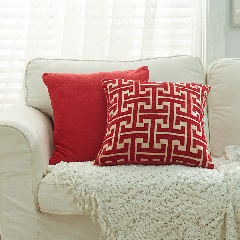 Decorative Geometric Cushion