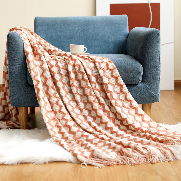 Chic Woven Decorative Throw Blanket