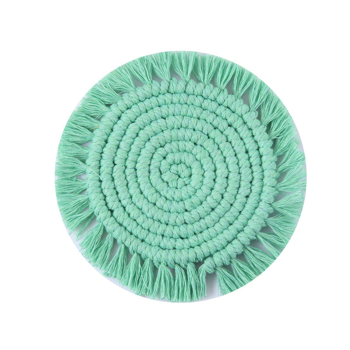 Decorative Round Macrame Trivet Bowlift