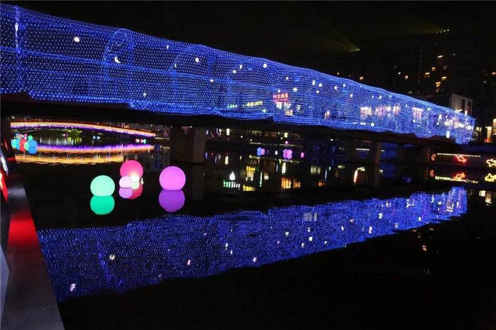 BowLift | Christmas led lights string lights outdoor waterproof fishnet lights full of stars paved holiday lights wedding ins decorative lights