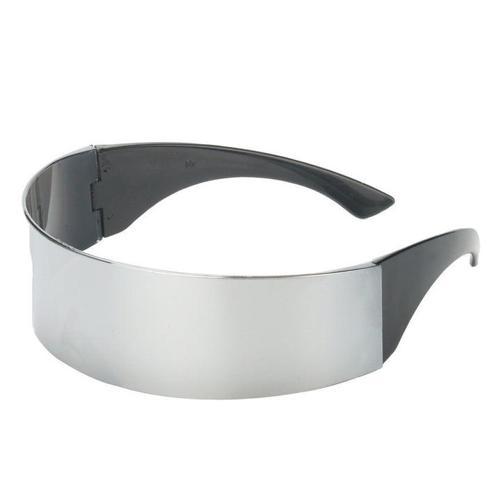 Women futuristic visor-like sunglasses Bowlift