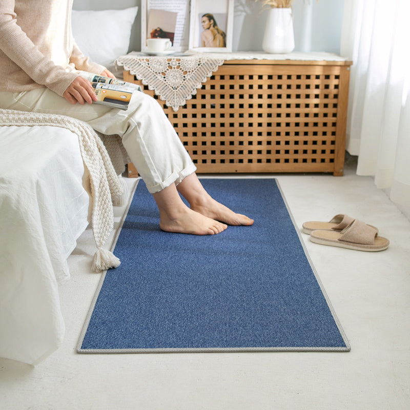 BowLift | Rustic Solid Color Rug Multi-Color Jute Indoor Rug Non-Slip Backing Pet Friendly Easy Care Area Group for Bedroom