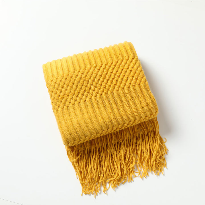 Cozy Textured Throw Blanket