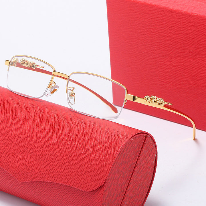 Women Elegant Correction Glasses with Filigree Design and High-Quality Metal Frame Bowlift