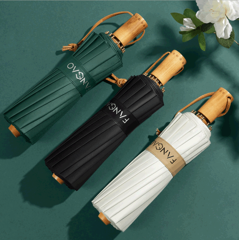Women collapsible umbrella with elegant design Bowlift