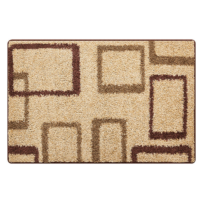 Geometric Patterned Soft Comfort Area Mat Bowlift
