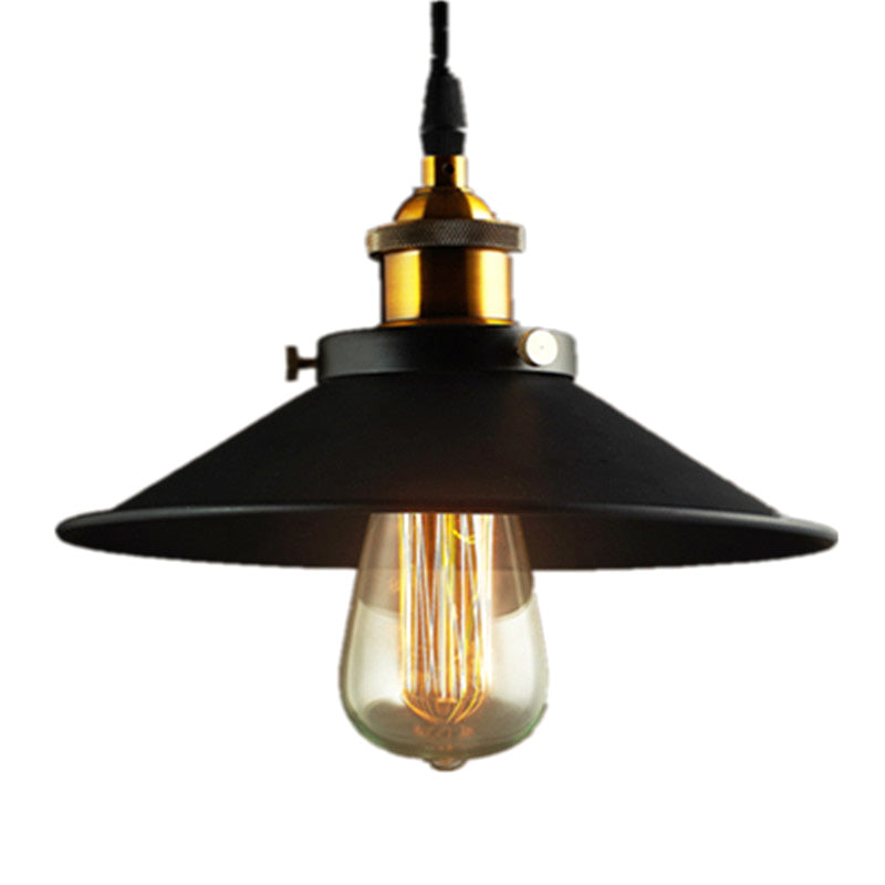 BowLift | Adjustable Gradual Shade Metal Wall Lamp Vintage 1 Bulb Bedroom Reading Wall Light in Black