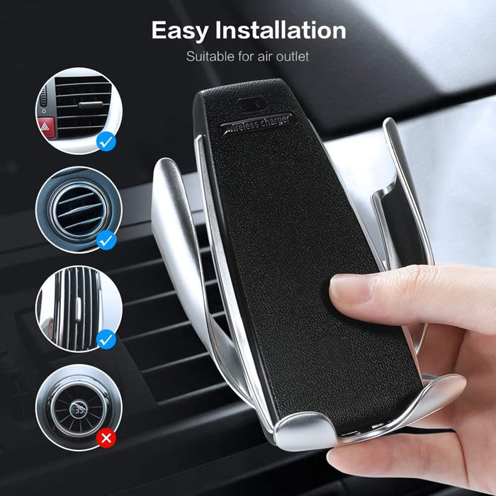 Wireless automatic mobile charger and holder for the car | Bowlift