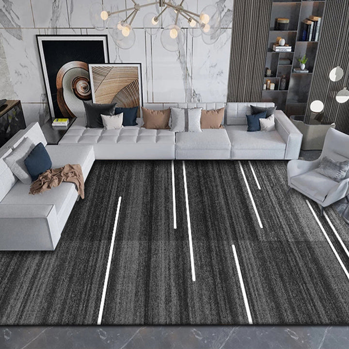 BowLift | Formal Living Room Rug Multicolor One Stage Color Indoor Rug Synthetic Non-Slip Back Pet Friendly Area Rug
