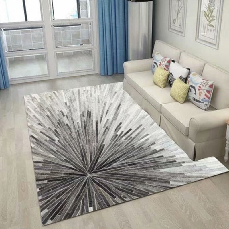 BowLift | Northern European Living Room Rug Multicolored Geometric Print Indoor Carpet Synthetic Non-Slip Backing Pet-Friendly Rug
