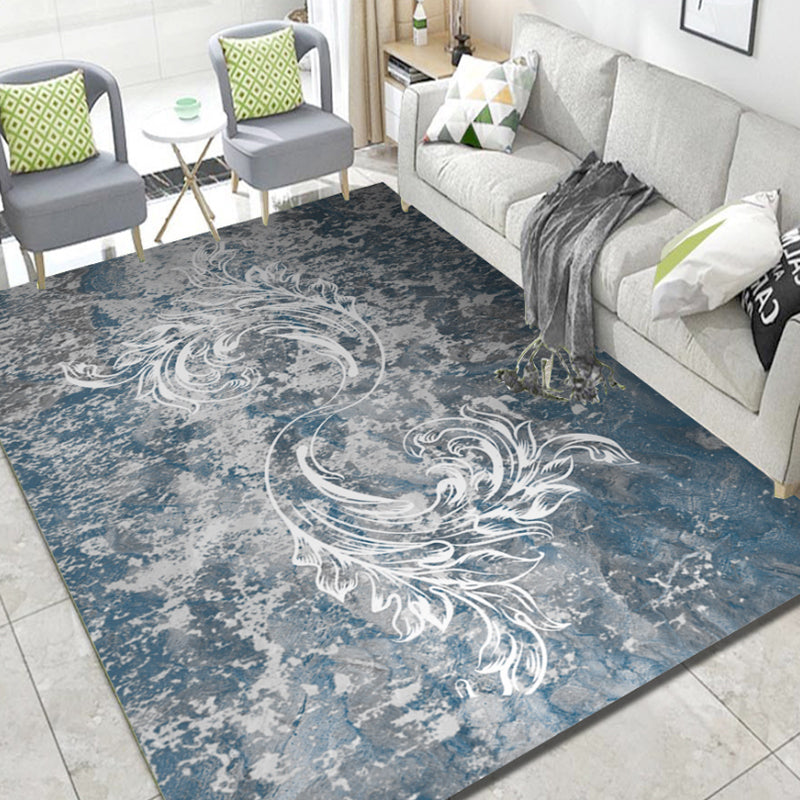 BowLift | Northern European Living Room Rug Multicolored Geometric Print Indoor Carpet Synthetic Non-Slip Backing Pet-Friendly Rug