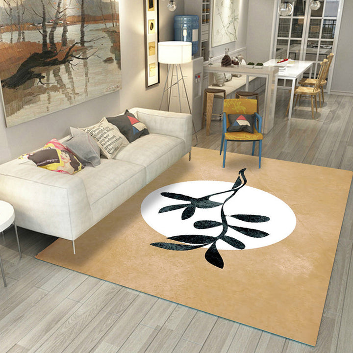 BowLift | Casual Living Room Rug Multicolored Color Blocked Rug Polypropylene Non-Slip Easy to Care Indoor Rug