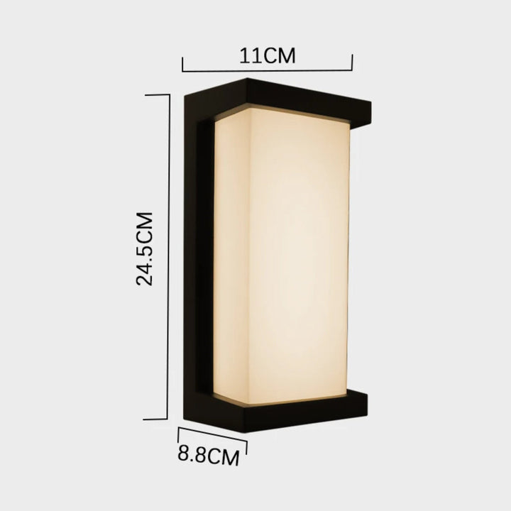 BowLift | LumeRadar – Modern LED Outdoor Wall Light with IP65 Waterproof & Motion Radar Sensor