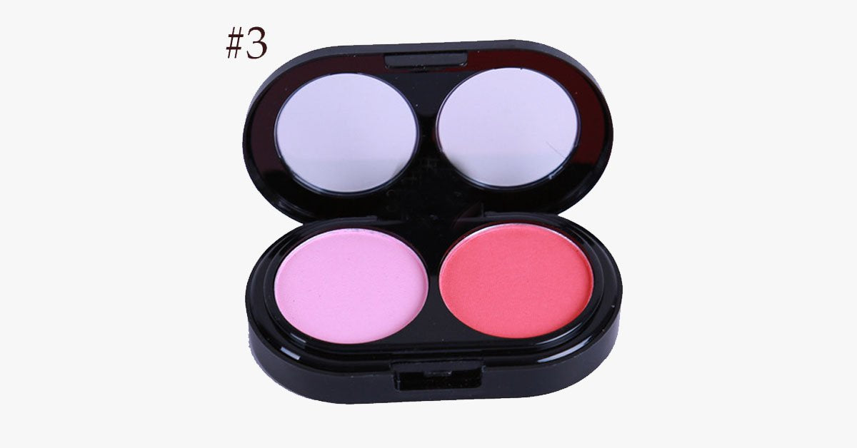 BowLift | 2 Colors Blush Palette – Bring a rosy pink glow to your cheeks