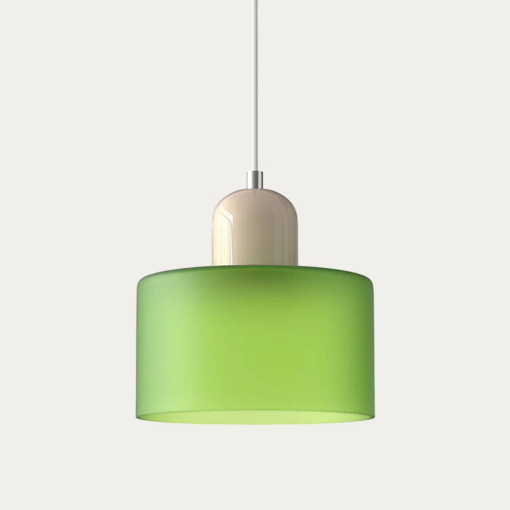 BowLift | Glass light in subtle colors of the kitchen