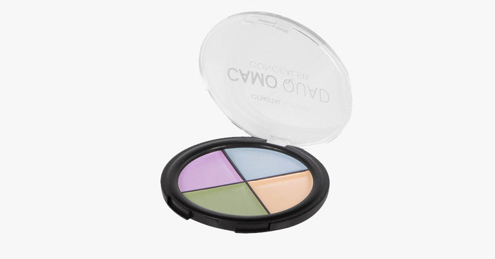 BowLift | Camo Quad Concealer Palettes for perfect coverage - Compact and practical with 4 shades in one palette