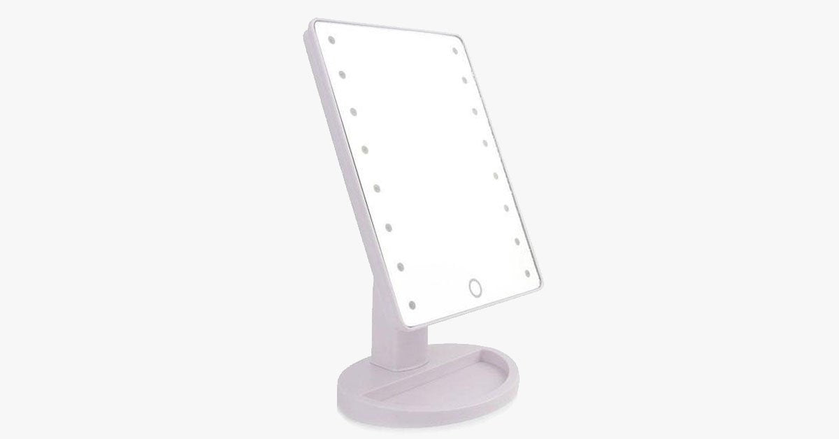 BowLift | LED Sensor Makeup Mirror with 180-Degree Swivel Function - Use it your way