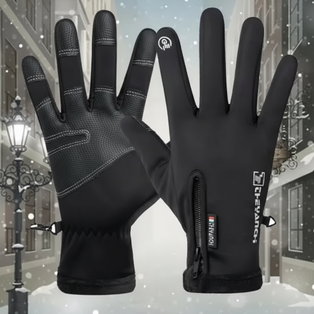BowLift | Heated Gloves for Men UK – Thermal Waterproof Winter Gloves with Heating & Touchscreen Grip