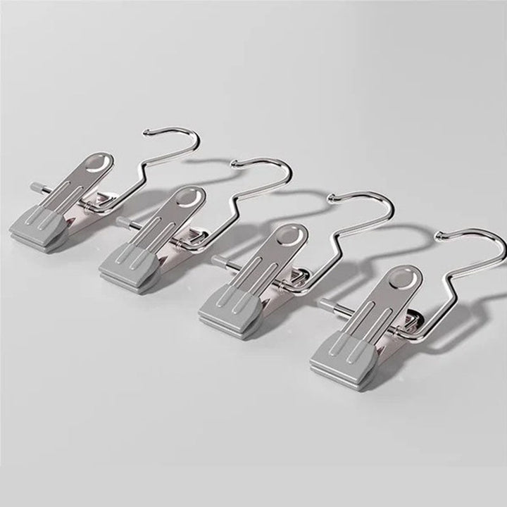 BowLift | Anti-rust Clip Space-saving Clothespin Hat Pants Storage Hanging Travel Hook