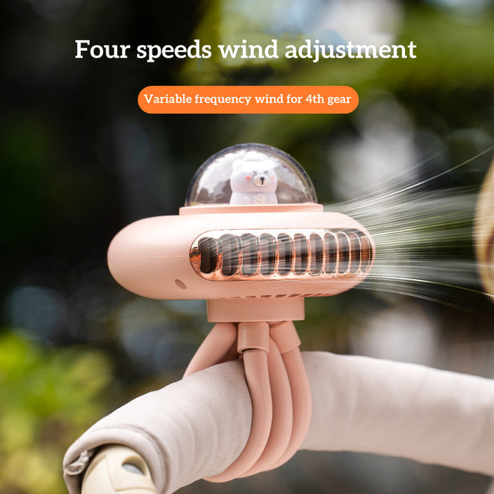 Portable Rechargeable Folding Stroller Fan | Bowlift