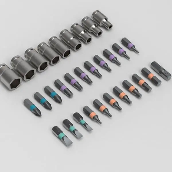 BowLift | 24-in-1 Ratchet Screwdriver Set for Precise Assembly Work