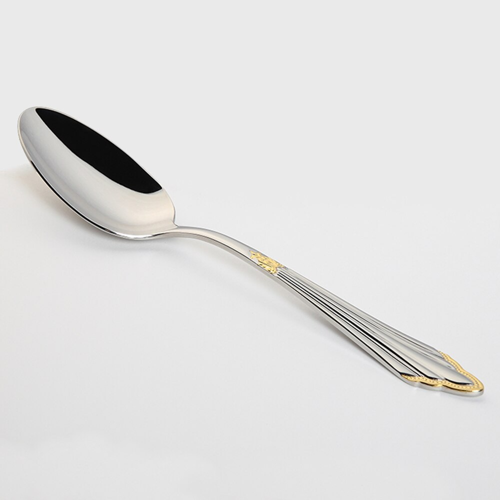 BowLift | 24- or 48-Piece Stainless Steel Cutlery Set with Gold Finish – GlowCut