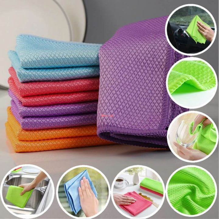 Soft Touch Wonder Cloth – Stripe-Free Cleaning of Glass, Mirrors & Stainless Steel | Bowlift