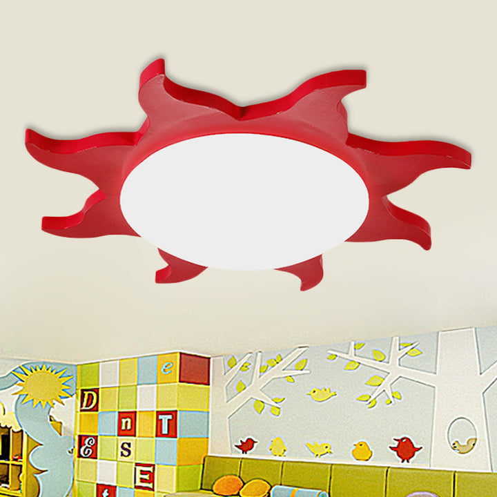 Kids Room Ceiling Lamp – Sun-shaped LED Lighting | Bowlift