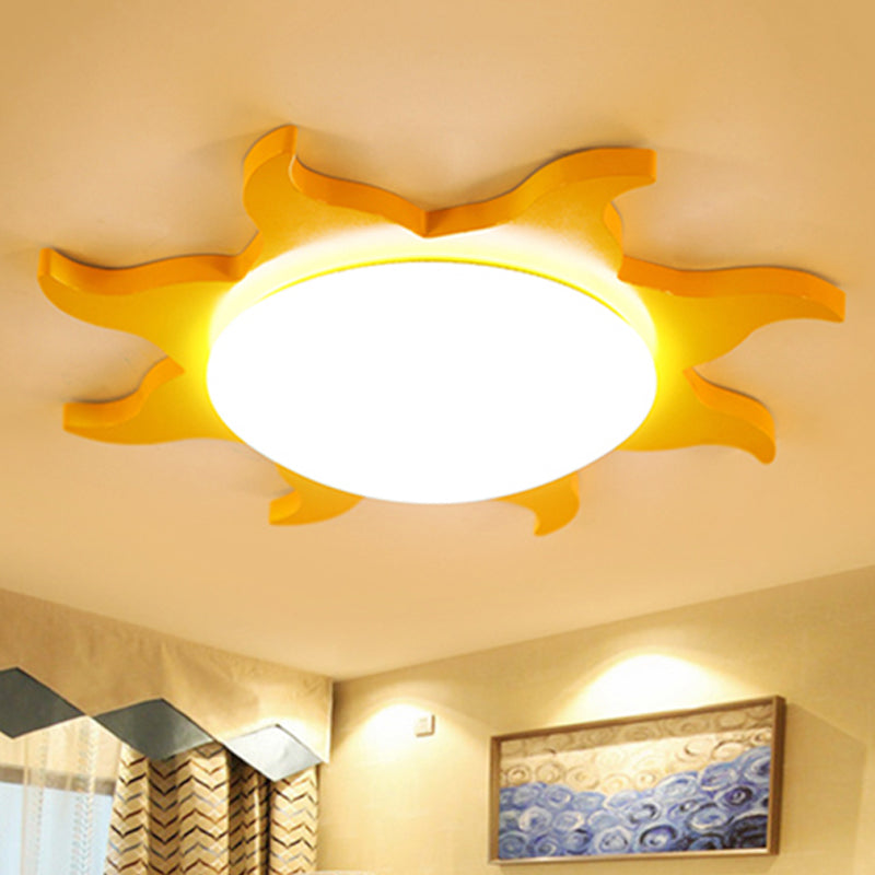 Kids Room Ceiling Lamp – Sun-shaped LED Lighting | Bowlift