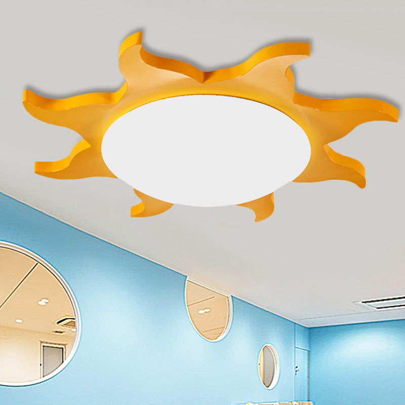 Kids Room Ceiling Lamp – Sun-shaped LED Lighting | Bowlift