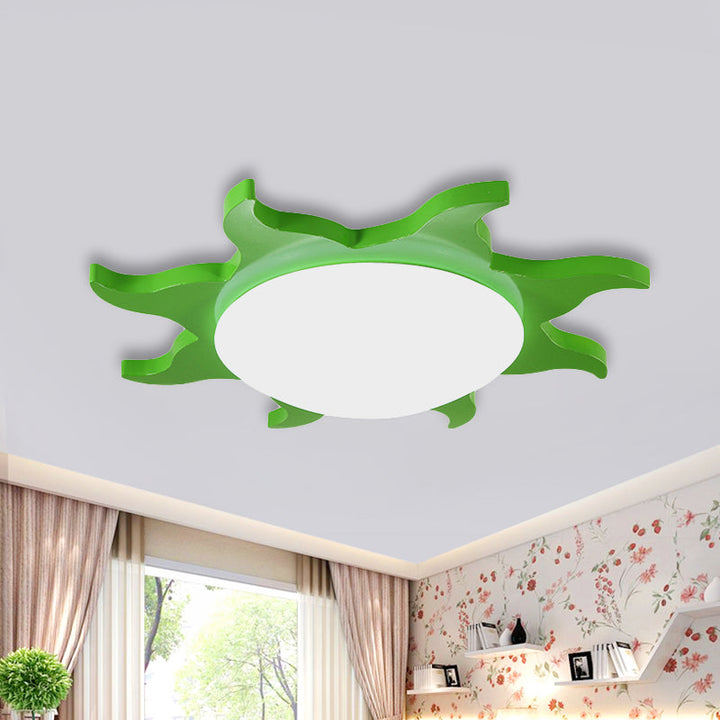 Kids Room Ceiling Lamp – Sun-shaped LED Lighting | Bowlift