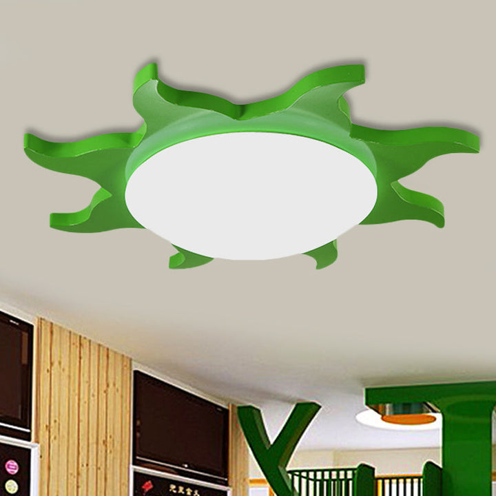 Kids Room Ceiling Lamp – Sun-shaped LED Lighting | Bowlift