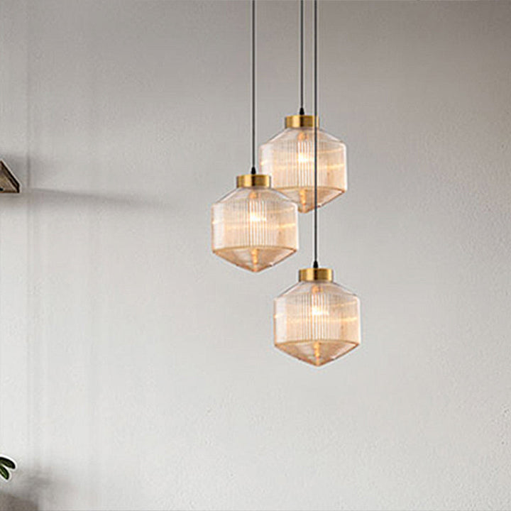 BowLift | GlowCandle Ceiling Lamp - Modern Glass Candle Holder for Indoor Use