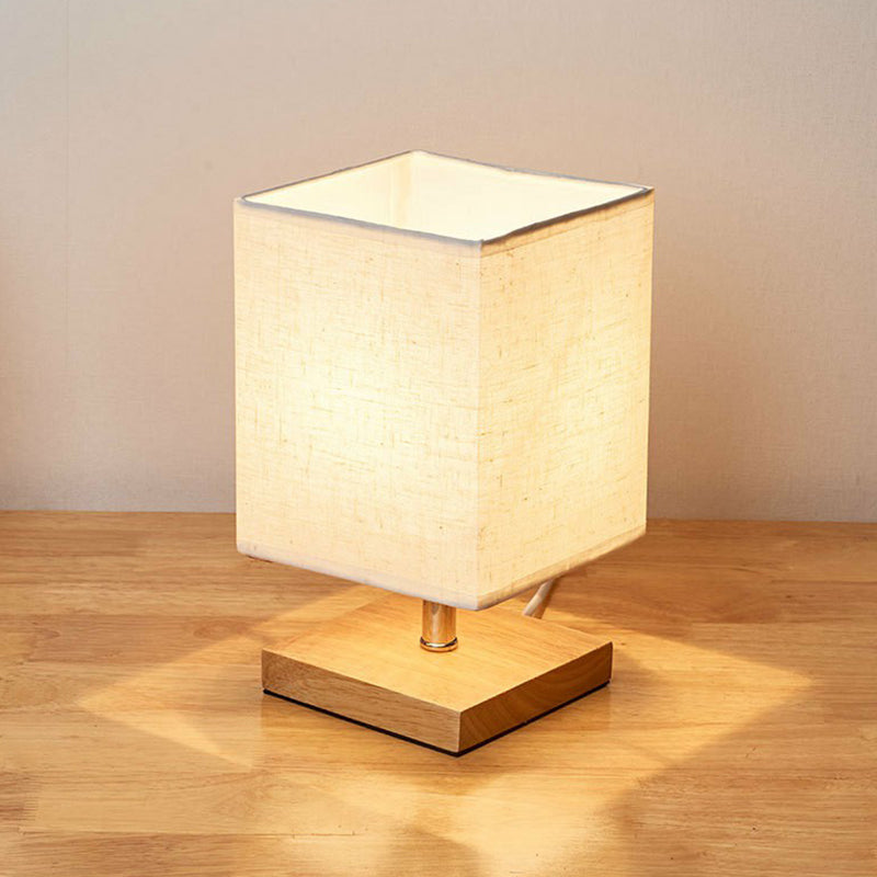 Stylish Minimalist Table Lamp - LinenWood | Bowlift