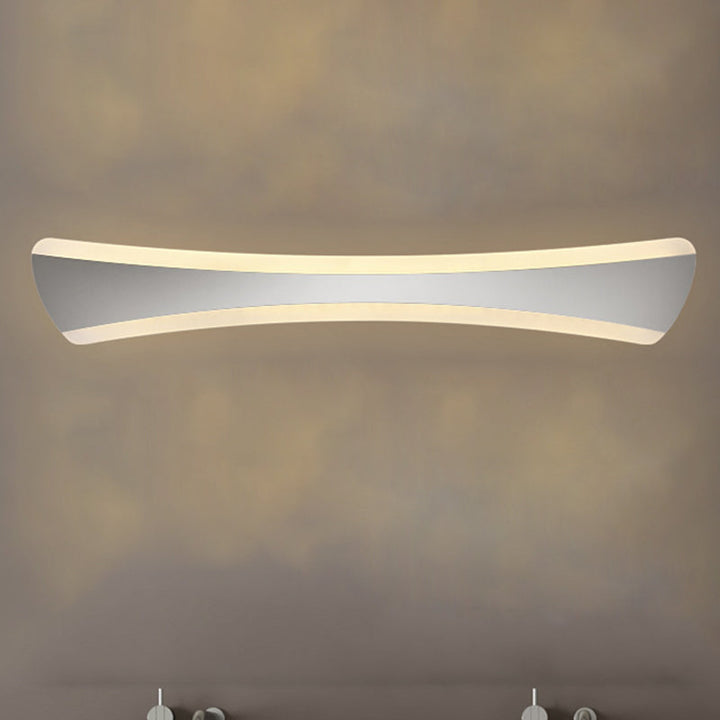 BowLift | 16.5"/20.5" Width Waterproof Fly-Vanity Lighting Light Minimalist Acrylic LED Bathroom Vanity Wall Lamp in Warm/White