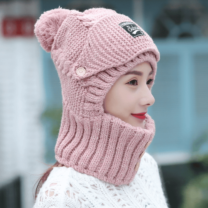 BowLift | Women’s Winter Beanie & Scarf Set | Soft Fuzzy Lining | 2-in-1 Hat, Scarf & Face Cover | Cold Weather Gift